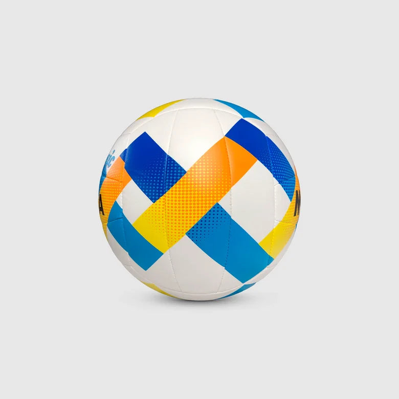 Bola de Vôlei de Praia Mikasa BV543-Y Branco, Amarelo e Azul