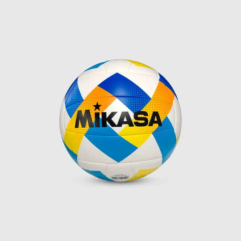 Bola de Vôlei de Praia Mikasa BV543-Y Branco, Amarelo e Azul